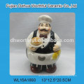 Popular chef design ceramic teapot with cup